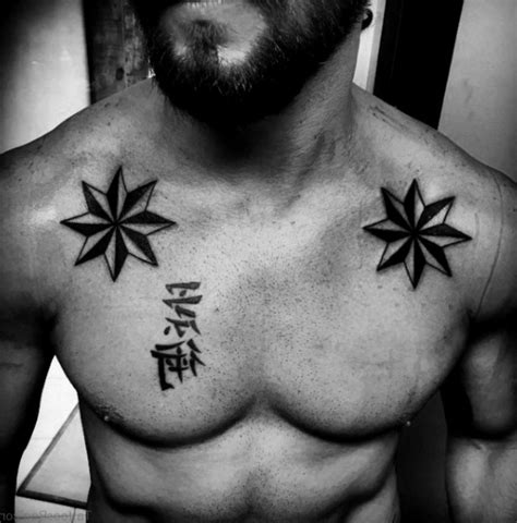 tatuajes en medio del pecho|Diseños de Tatuajes en el Pecho con su Significado